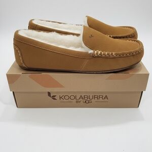 Koolaburra by UGG W Lezly  Moccasin Slippers In Chestnut Size 8 New In Box